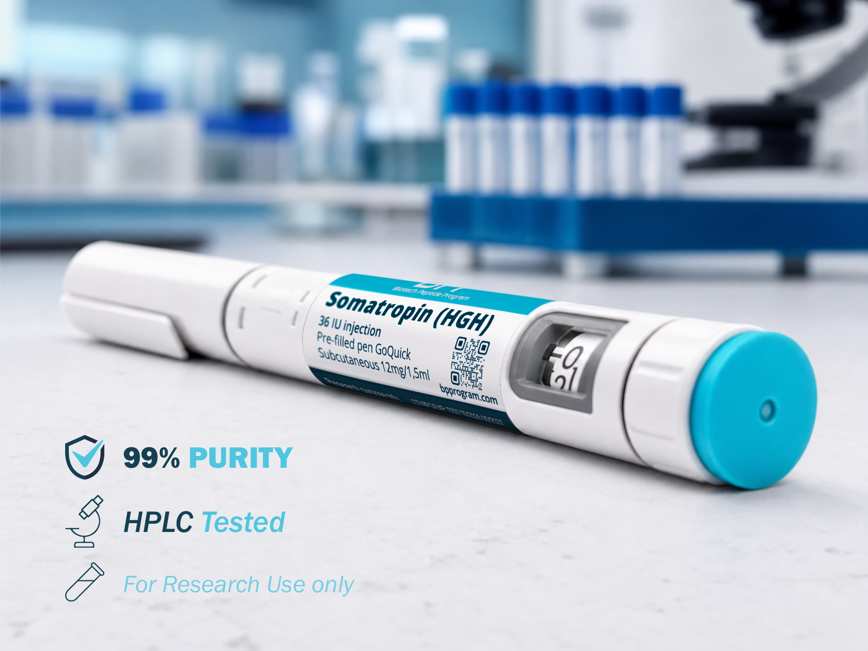Somatropin HGH (Human Growth Hormone) 36 IU | 12mg